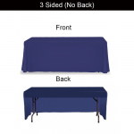 Blue Color Table Throw Blank (No Print)