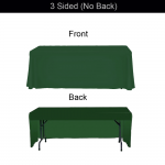 Green Color Table Throw Blank (No Print)