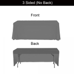 Grey Color Table Throw Blank (No Print)