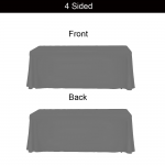 Grey Color Table Throw Blank (No Print)